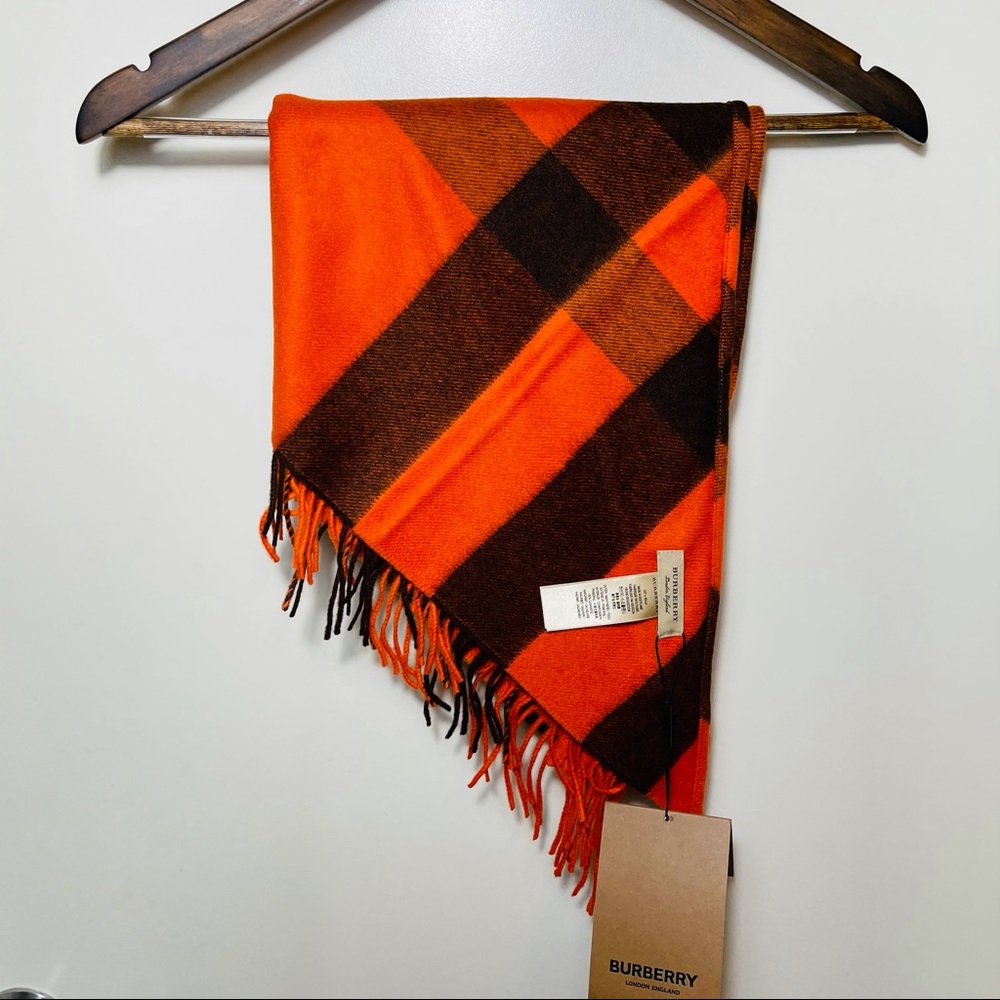 Burberry Check Lightweight Cashmere Scarf